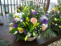 An image of  a floral tribute 40